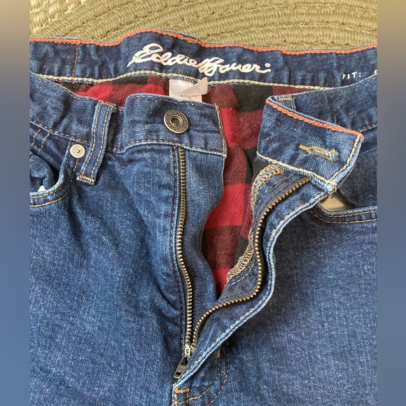 Eddie Bauer Flannel Lined Jeans Size 32x30 - Picture 10 of 15